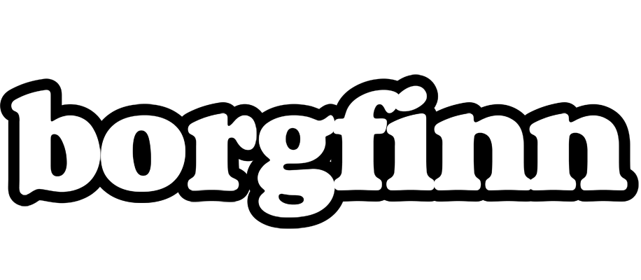 Borgfinn panda logo