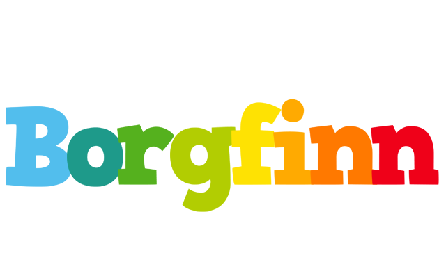 Borgfinn rainbows logo