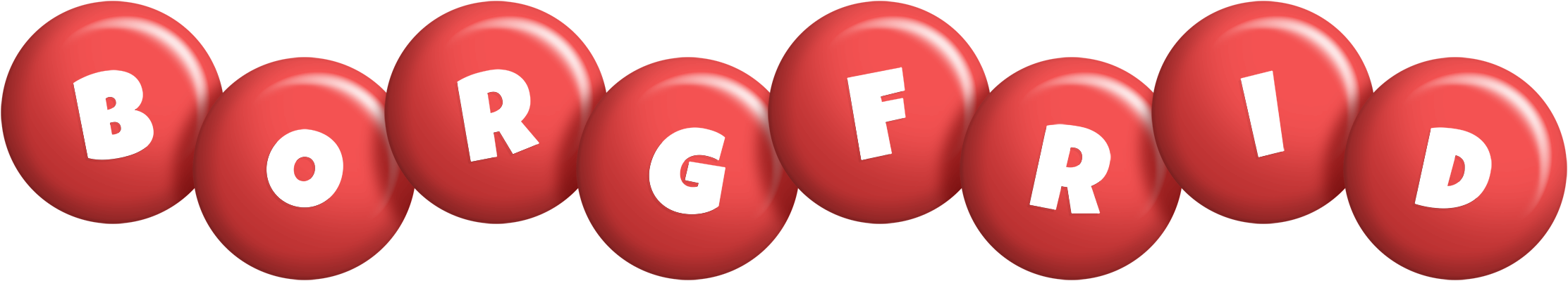 Borgfrid candy-red logo