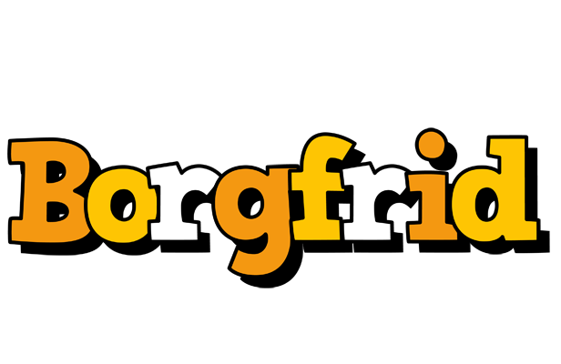 Borgfrid cartoon logo