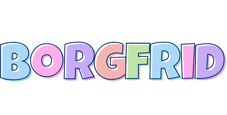 Borgfrid pastel logo
