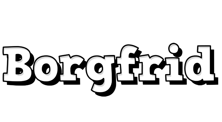 Borgfrid snowing logo