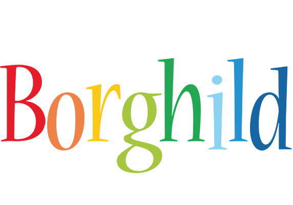 Borghild birthday logo