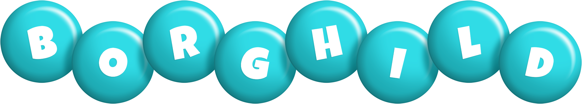 Borghild candy-azur logo