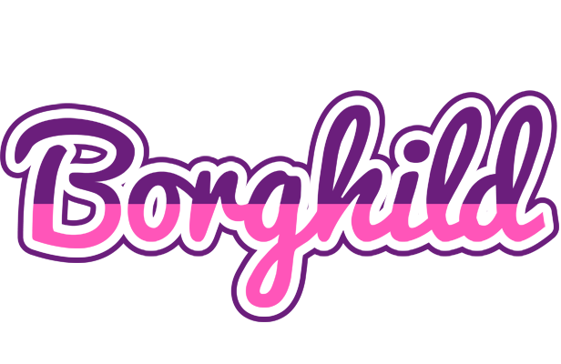 Borghild cheerful logo