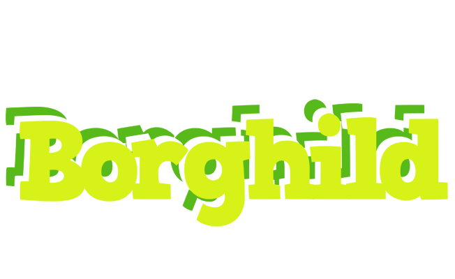 Borghild citrus logo