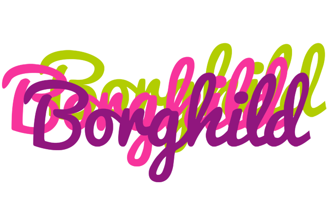 Borghild flowers logo