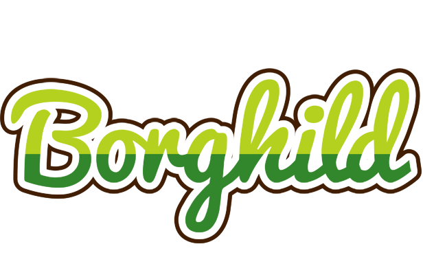 Borghild golfing logo