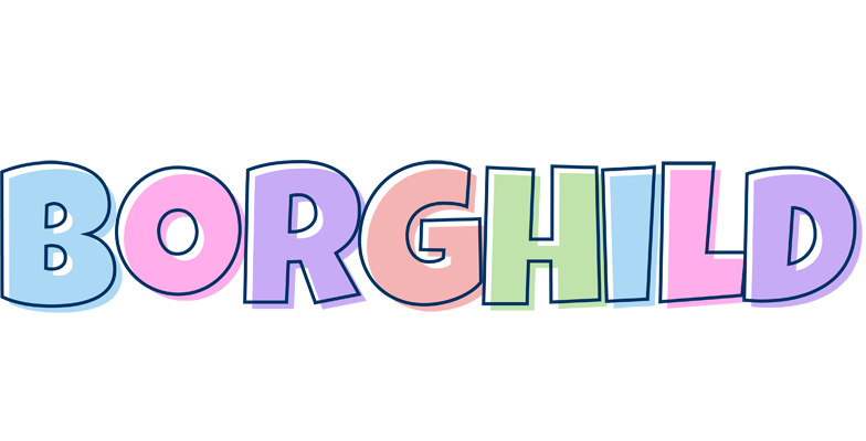 Borghild pastel logo
