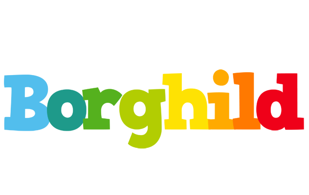 Borghild rainbows logo