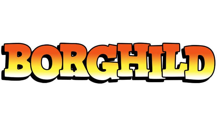 Borghild sunset logo