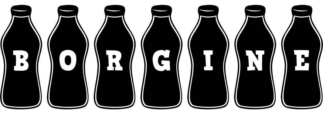 Borgine bottle logo