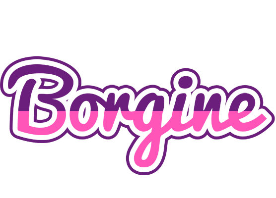Borgine cheerful logo