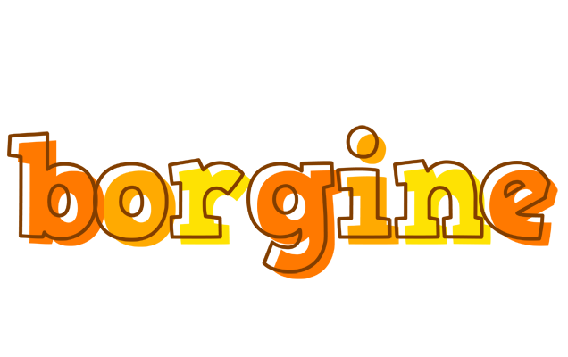 Borgine desert logo
