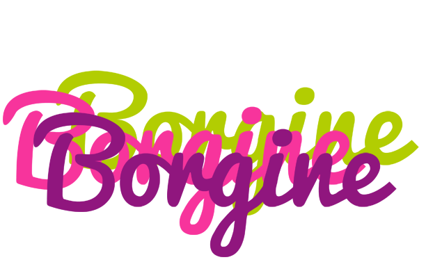 Borgine flowers logo