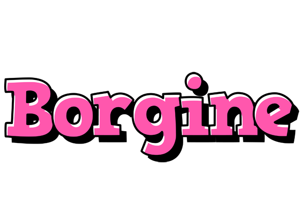 Borgine girlish logo
