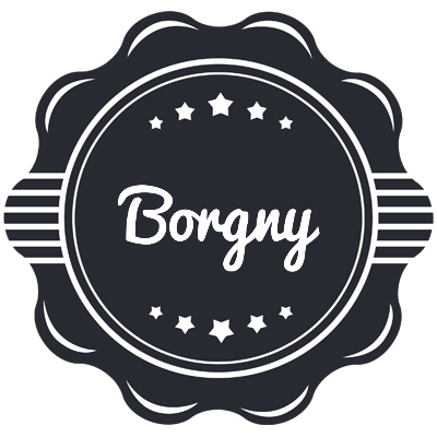 Borgny badge logo