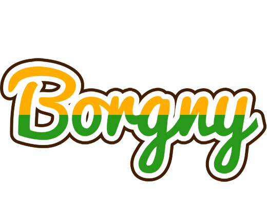 Borgny banana logo