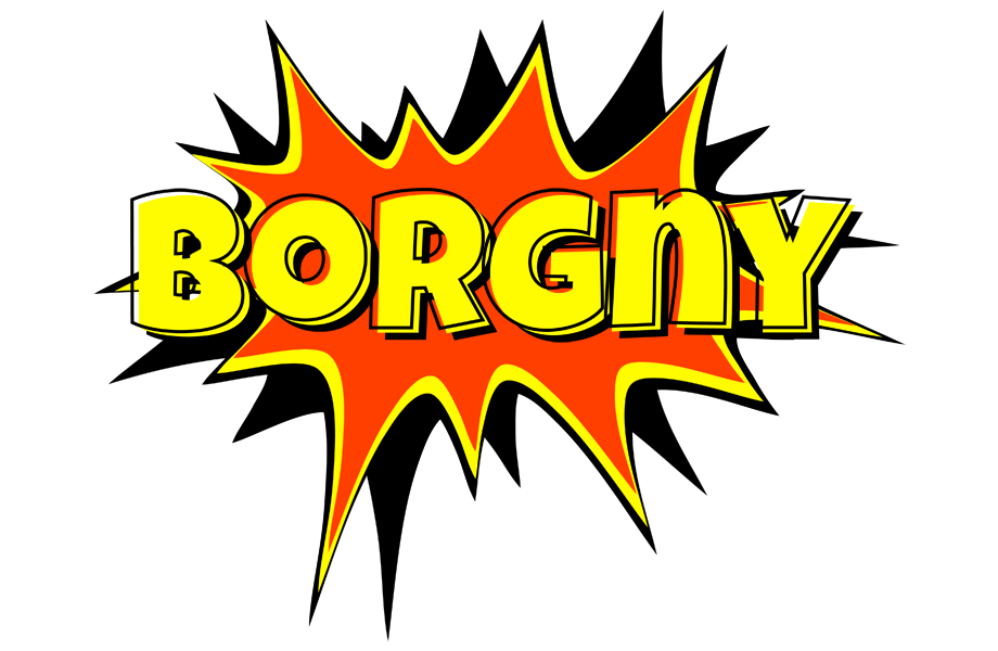 Borgny bazinga logo