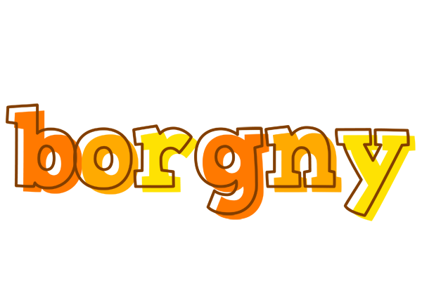 Borgny desert logo