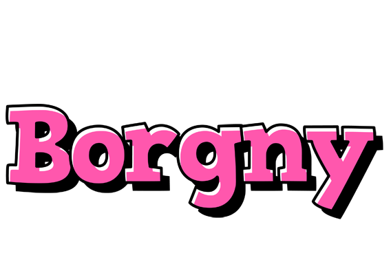 Borgny girlish logo