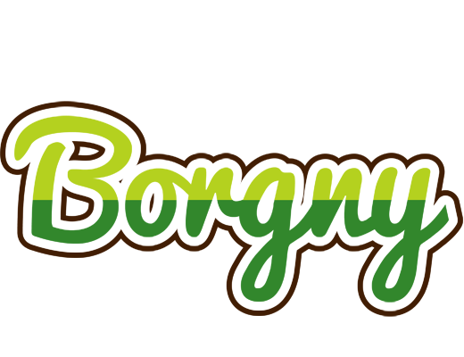 Borgny golfing logo