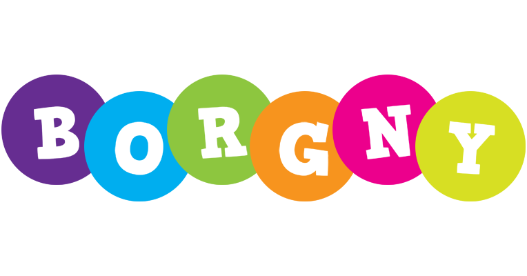 Borgny happy logo