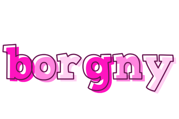 Borgny hello logo