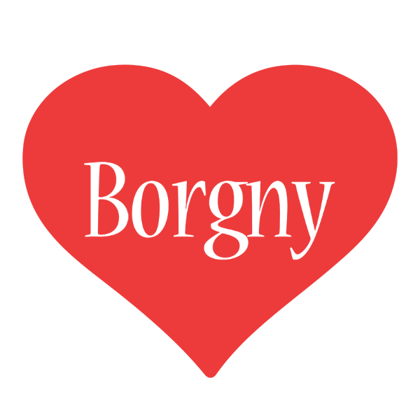 Borgny love logo