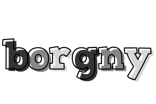 Borgny night logo