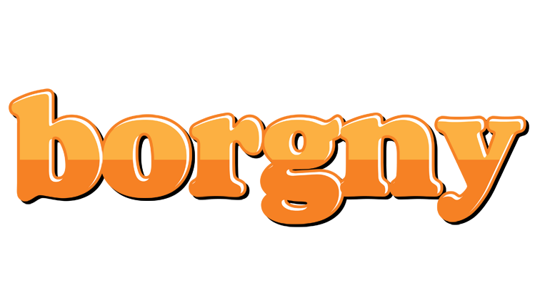 Borgny orange logo