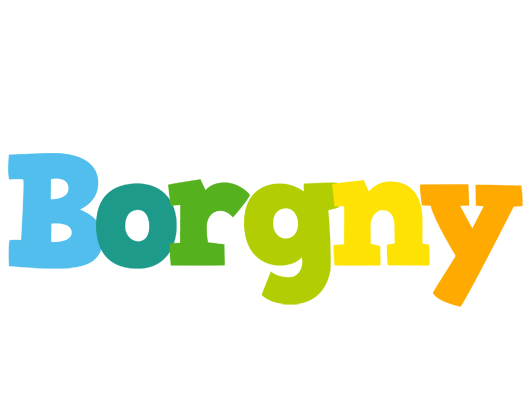 Borgny rainbows logo