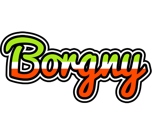 Borgny superfun logo