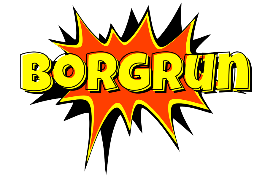 Borgrun bazinga logo
