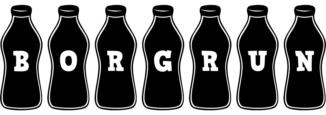 Borgrun bottle logo