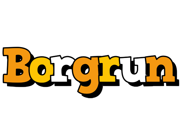 Borgrun cartoon logo