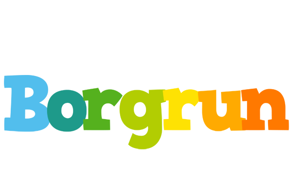 Borgrun rainbows logo