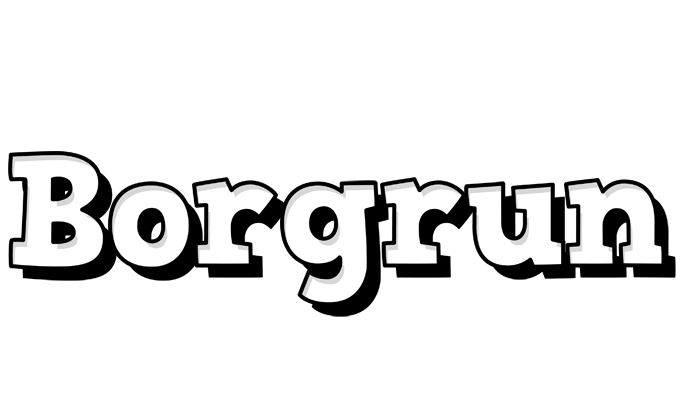 Borgrun snowing logo