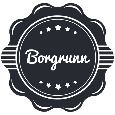 Borgrunn badge logo