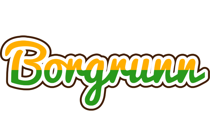 Borgrunn banana logo