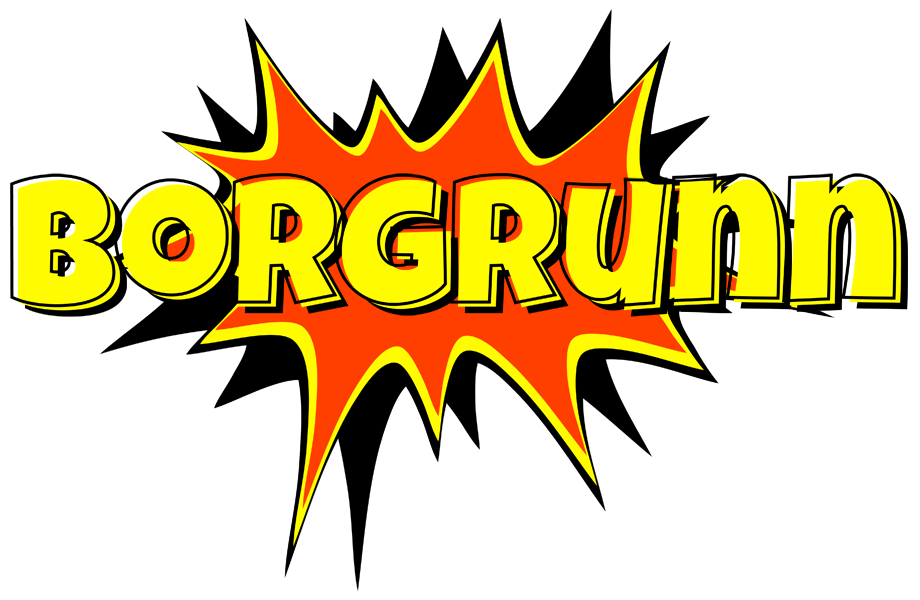 Borgrunn bazinga logo