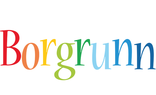Borgrunn birthday logo