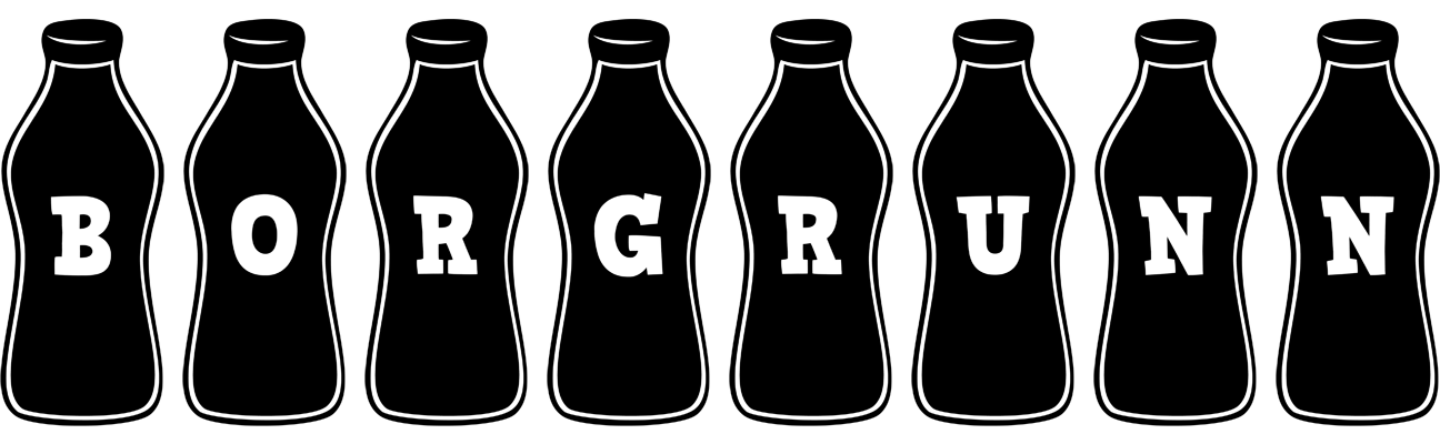 Borgrunn bottle logo