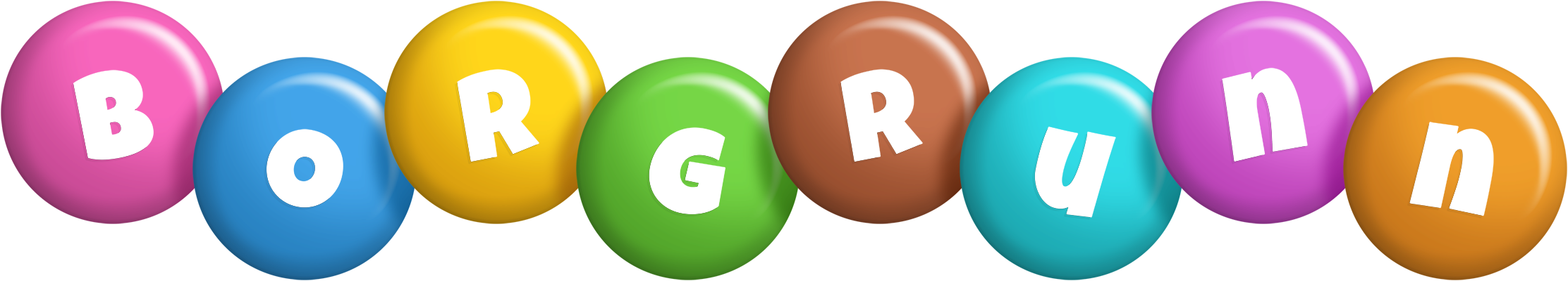 Borgrunn candy logo