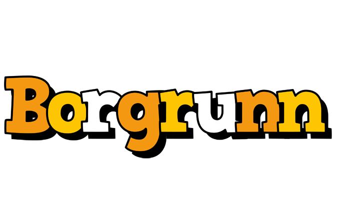 Borgrunn cartoon logo