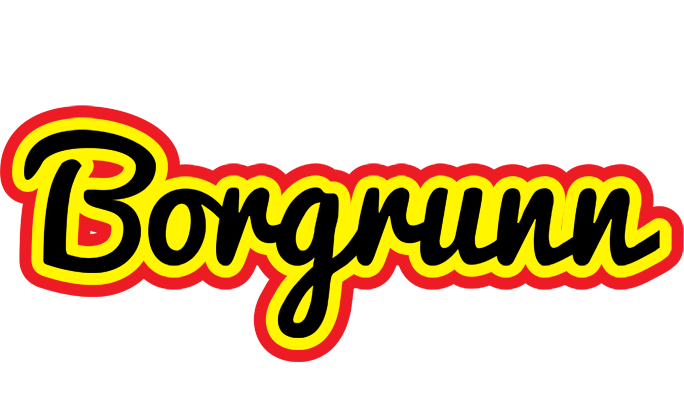Borgrunn flaming logo