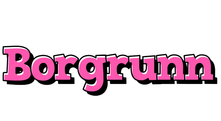 Borgrunn girlish logo