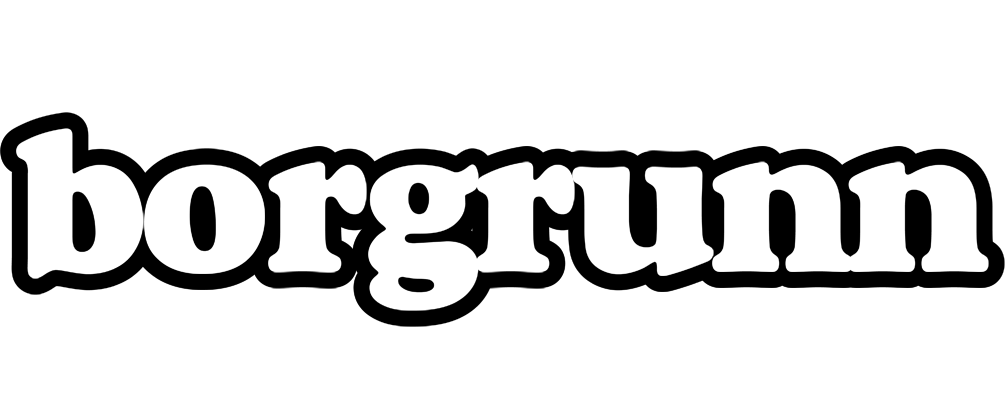 Borgrunn panda logo