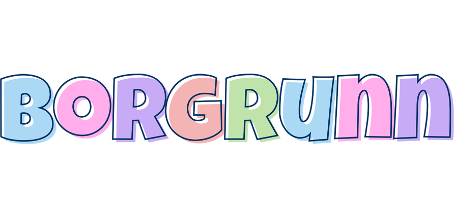 Borgrunn pastel logo