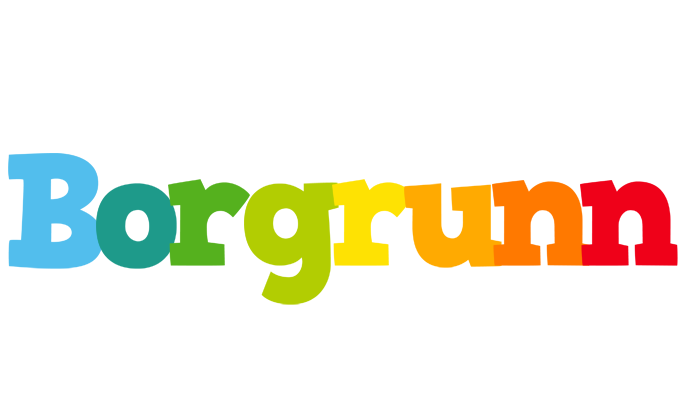 Borgrunn rainbows logo